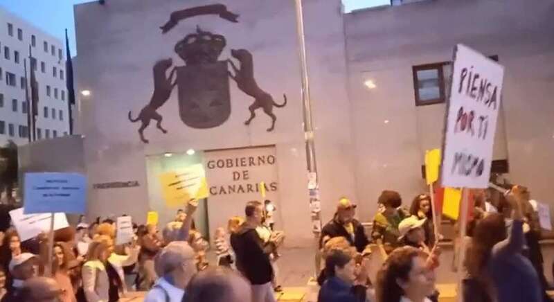 Imagen de la protesta/TA.